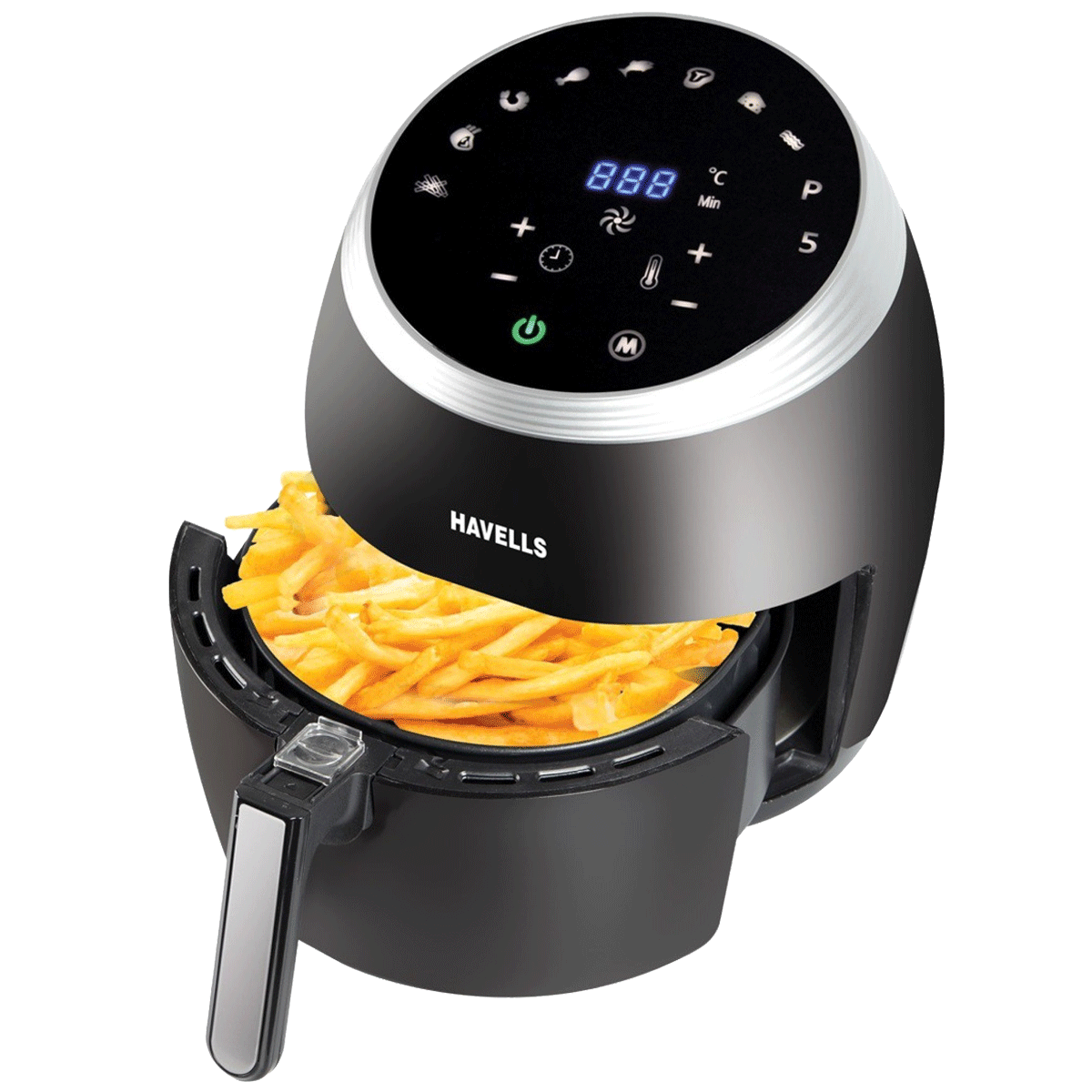 Buy HAVELLS Prolife Grande 6.5L 1700 Watt Digital Air Fryer with Aero